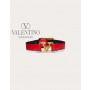 imitation valentino canada stores Vlogo Signature Calfskin Bracelet for Woman in Pure Red/black