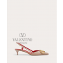 Top quality cheap valentino canada online Vlogo Signature Calfskin Slingback Pump 40mm / 1.6 In. for Woman in Poudre