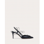 fakes valentino Ottawa Vlogo Signature Calfskin Slingback Pump 80 Mm / 3.15 In. for Woman in Black