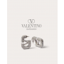 Discount valentino canada locations Vlogo Signature Earrings for Woman in Palladium/silver