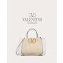 imitation valentino canada stores Vlogo Signature Embroidered Small Handbag for Woman in Natural/white
