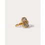Cheap valentino canada stores Vlogo Signature Metal Ring With Crystals for Woman in Gold/crystal Silver