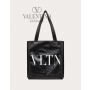 Knockoff valentino Ottawa Vltn Soft Calfskin Shopping Bag for Man in Black/white