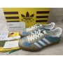 Adidas x Gucci Gazelle Sneaker GG Monogram Ebony and Blue