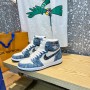 Air Jordan 1 High Monogram Crystal Covered Blue Black