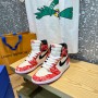 Air Jordan 1 High Unisex Crystal White Orange