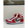 Air Jordan 1 High x Dior Crystals Silver Red