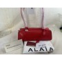 Alaïa Le Teckel Medium Bag In Nubuk Calfskin Red