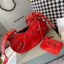 Balenciaga Le Cagole XS Shoulder Bag Red