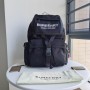 Burberry Nylon Logo Print Backpack Black