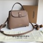 Burberry Camberley Leather Tote Bag Brown
