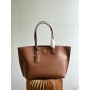 Burberry Monogram Motif Medium Tote Brown