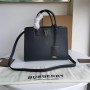 Burberry Frances Leather Tote Bag Black