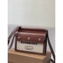 Burberry Mini Horseferry Print Title Bag With Pocket Detail Brown