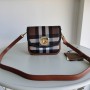 Burberry Small Elizabeth Crossbody Bag Black Brown