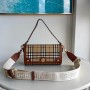 Burberry Top Handle Note Bag Briar Brown