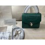 Bvlgari Serpenti Forever Top Handle Emerald Green Calf Leather