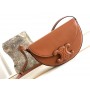 Celine Besace Cuir Triomphe Smooth Calfskin Tan