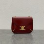 Celine Chain Besace Triomphe Bag Red