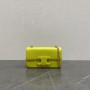 Celine Chain Shoulder Bag Cuir Triomphe Shiny Calfskin Yellow