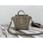 Celine Luggage Nano Handbag Drummed Calfskin 20CM Sand