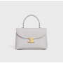 Celine Medium Nino Bag In Supple Calfskin Cloudy Grey