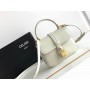 Celine Medium Tabou Smooth Calfskin White
