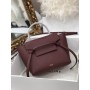 Celine Nano Belt Bag Grained Calfskin Maroon