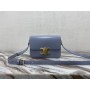 Celine Small Teen Triomphe Bag Shiny Calfskin Blue