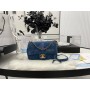 Chanel AS3134 Small Flap Bag 23CM Denim Blue