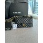 Chanel Classic Handbag A01112 Caviar Skin Black