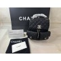Chanel Duma Backpack Grained Shiny Calfskin Black