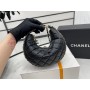 Chanel Large Chain Clutch AS3917 Lambskin & Shiny Light Gold Metal Black