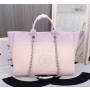 Chanel Shopping Bag Shaded Calfskin Purple Pink