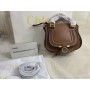 Chloé Marcie Satchel Muted Calfskin Brown