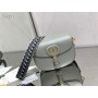 Dior Bobby Bag Box 27CM Calfskin Grey