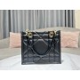Dior Essential Tote Bag Calfskin Black