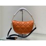 Dior Large Vibe Hobo Bag Calfskin Orange