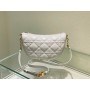 Dior Large Vibe Hobo Bag Calfskin White