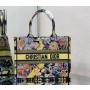 Dior Medium Book Tote 36CM Multicolor Embroidery