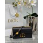 Dior Small 30 Montaigne East-West Bag Calfskin Black