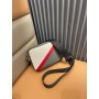 Fendi Diagonal Camera Case Leather Bag 7m286 Multi
