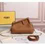 Fendi First Small Brown Leather Bag
