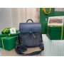 Goyard Alpin Mm Backpack Navy Blue