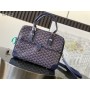 Goyard Ambassade Briefcase Small Goyardine Purple
