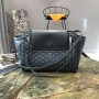 Goyard Goyardine Coated Canvas Rouette PM Shoulder Bag Black