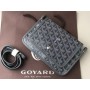 Goyard Goyardine Plumet Crossbody Wallet Grey