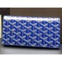 Goyard Goyardine Richelieu Wallet Blue
