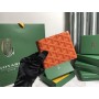 Goyard Goyardine Victoire Wallet Orange