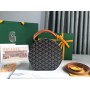 Goyard The Alto Hatbox Trunk Bag Black Brown